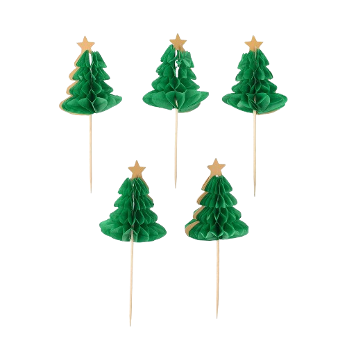 5 קיסמי עץ אשוח נפתח