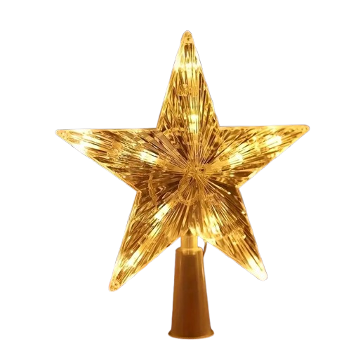 כוכב עם אורות לראש העץ