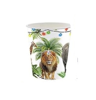 10 כוסות חיות ג’ונגל חוגגות