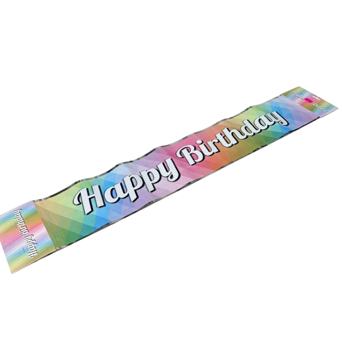 כרזת יום הולדת HB אומברה פסטל