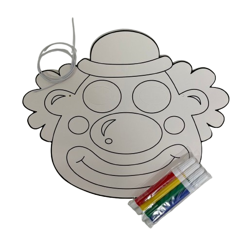 מסיכת יצירה עם טושים