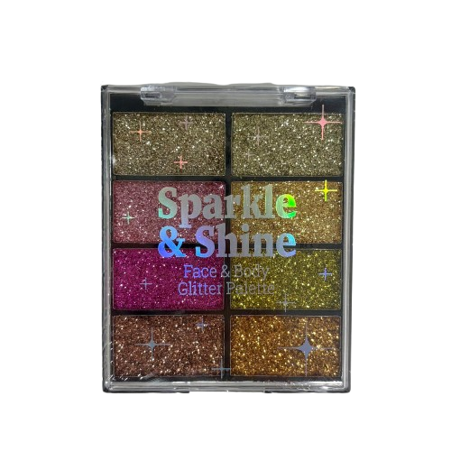 סט איפור נצנצים לפנים ולגוף | 8 גוונים