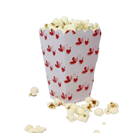 8 קופסאות פופקורן אהבה