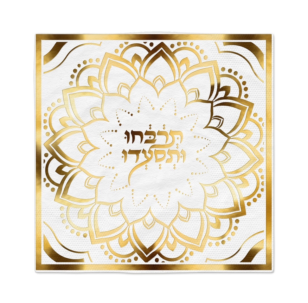 16 מפיות תרבחו ותסעדו פרח