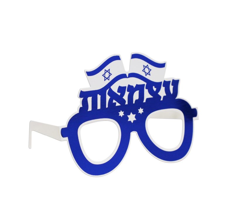 6 משקפי נייר עצמאות שמח כוכבים