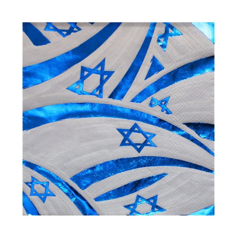 16 מפיות דגלי ישראל