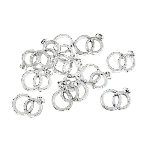 12 קישוטי טבעות כסף