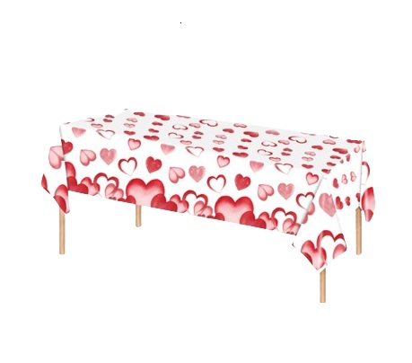 מפת שולחן לבבות אהבה