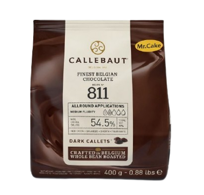 שוקולד בלגי מריר (חלבי) 400 גרם