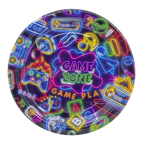 10 צלחות גדולות גיימינג נאון