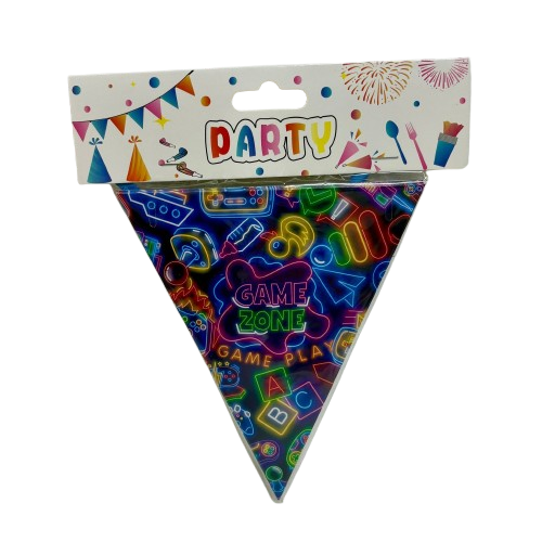 שרשרת דגלים גיימינג נאון