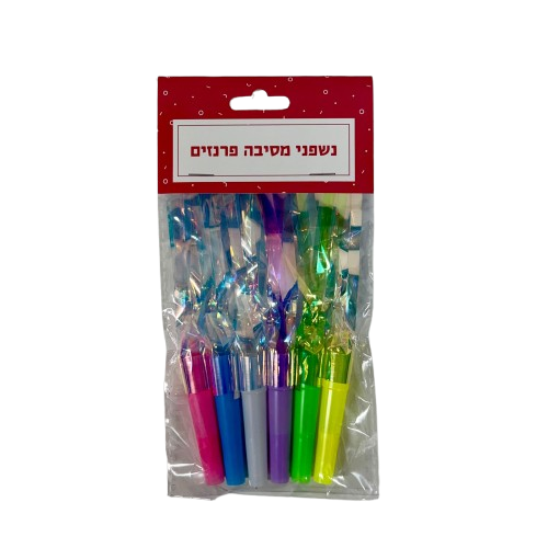 6 נשפני קרנבל הולגרפים צבעוניים