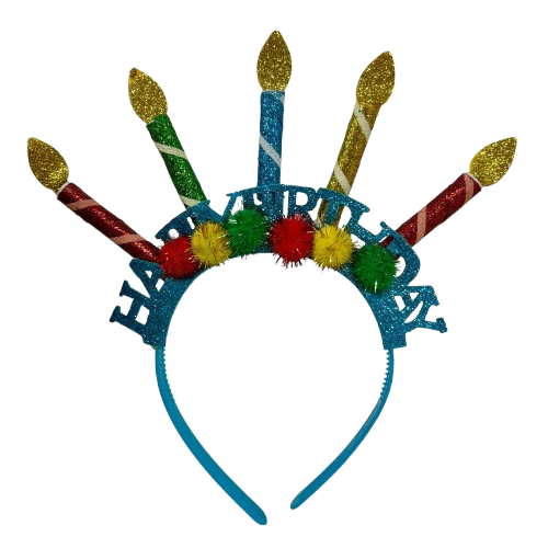 קשת HB נרות יום הולדת כחולה