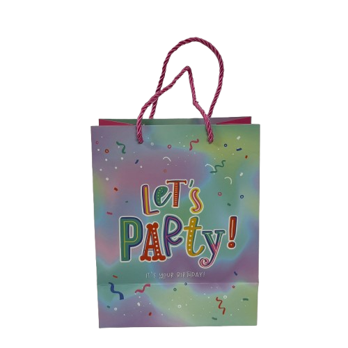 שקית נייר קטנה עם הטבעות | Let’s Party