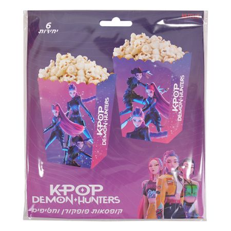 6 קופסאות פופקורן K pop