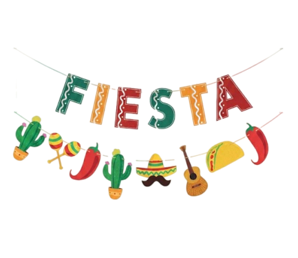 שרשרת דגלים Fiesta מקסיקנית