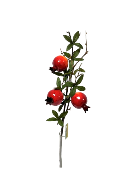 ענף 3 רימונים 80 ס”מ
