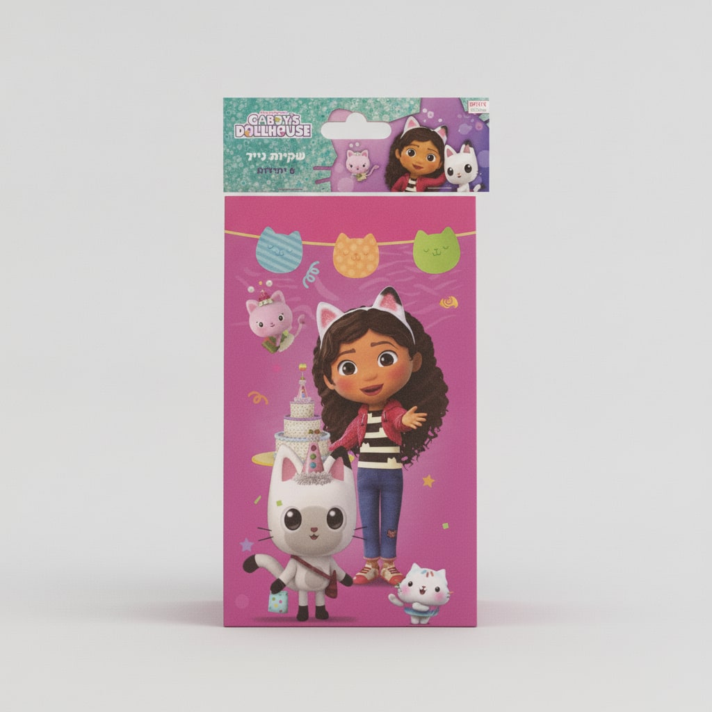 6 שקיות הפתעה בית הבובות של גבי