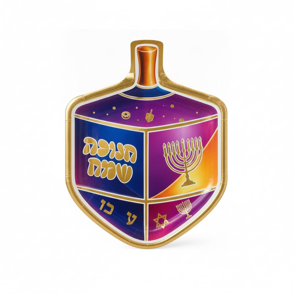 10 צלחות סביבון לחנוכה